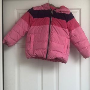 Hooded Colorblock Puffer Jacket
